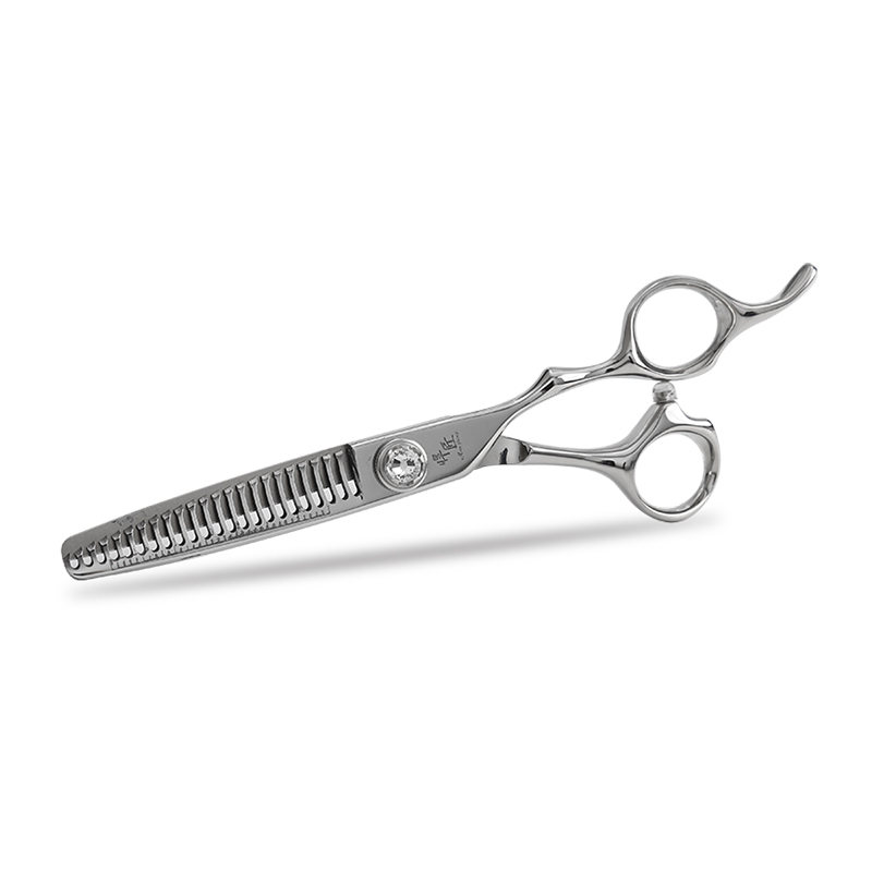 'White Gem' Haircutting Shear Set na may Precision Scale